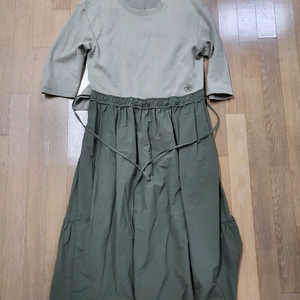 나이스클랍 롱원피스 프리 카키