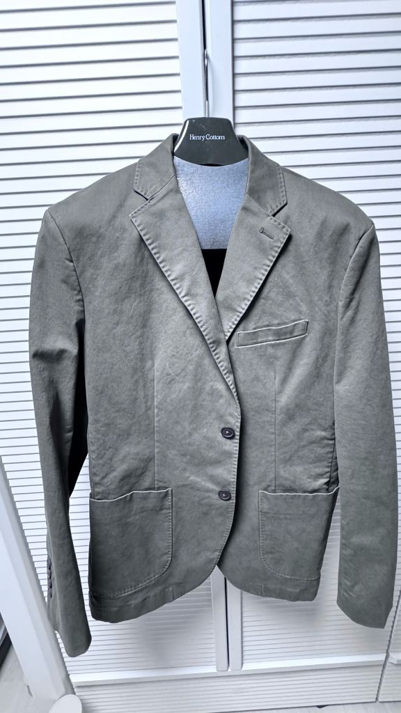 헨리코튼 남성 블레이저 105 카키--0