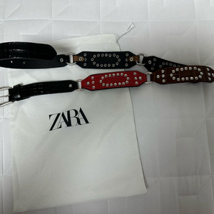 자라 스터드 장식 벨트