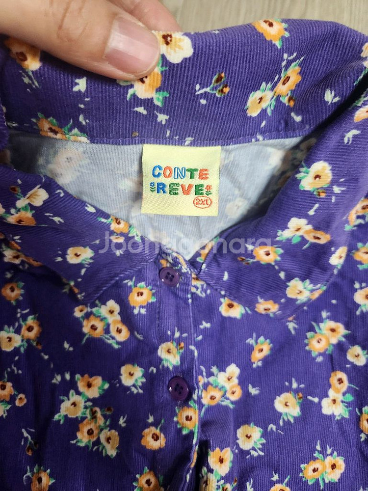 꽁떼레베 골덴 점퍼슈트 새상품--2