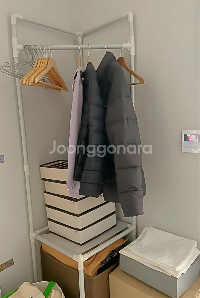 [최저가+사은품]드레스룸 시스템 철제 옷장 옷걸이 행거--7