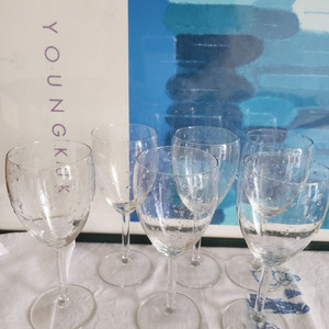 무배송)와인잔6개