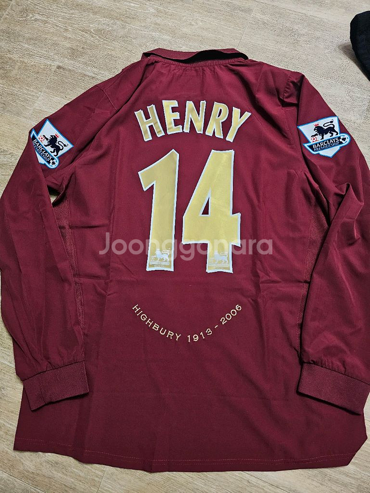 아스날 앙리 마킹 올드유니폼 레트로유니폼 빈티지유니폼--4