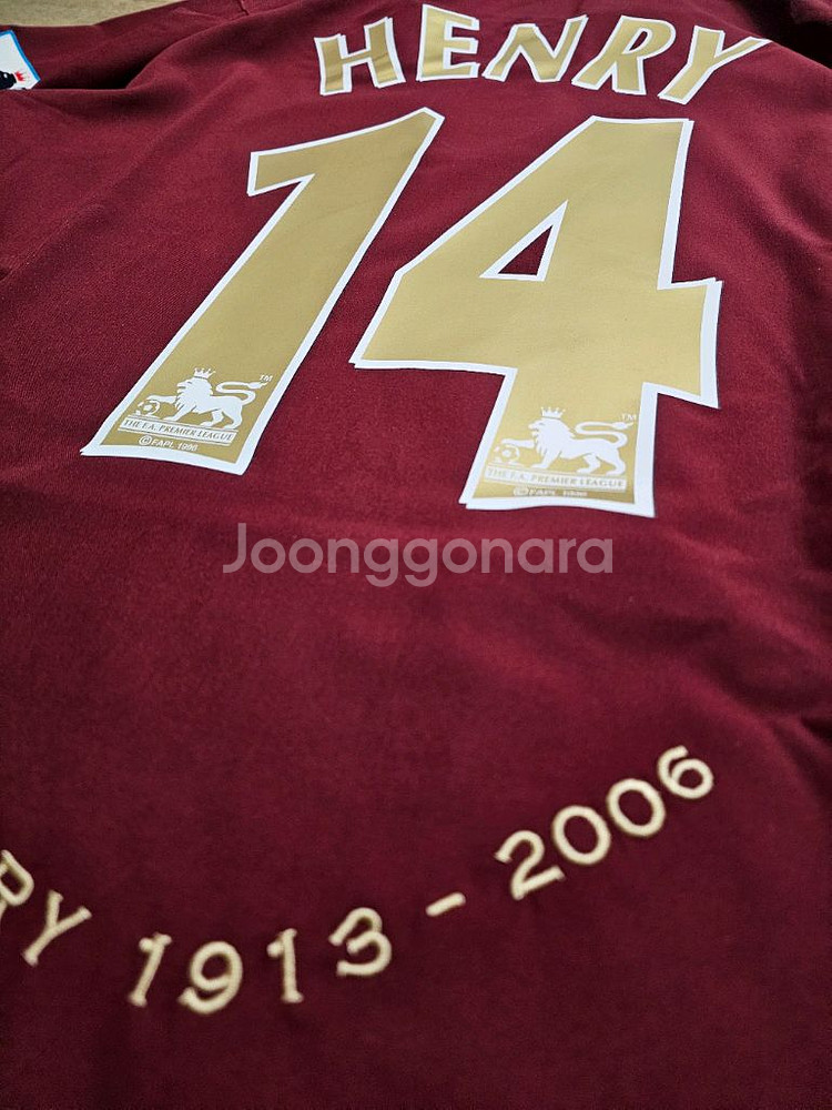 아스날 앙리 마킹 올드유니폼 레트로유니폼 빈티지유니폼--5