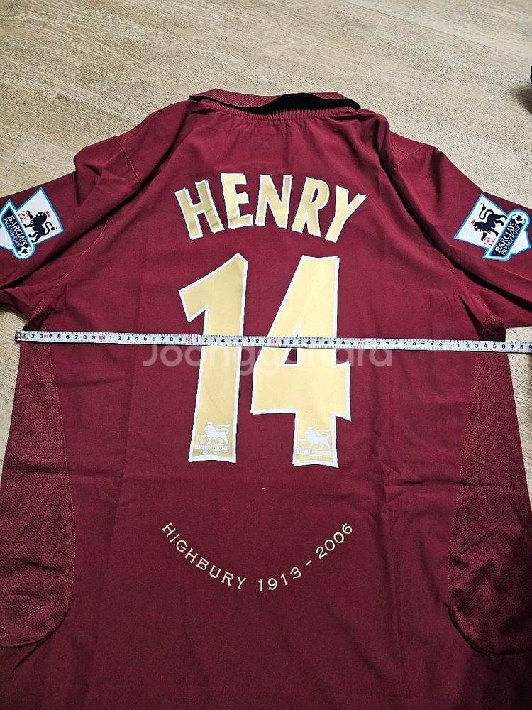 아스날 앙리 마킹 올드유니폼 레트로유니폼 빈티지유니폼--8