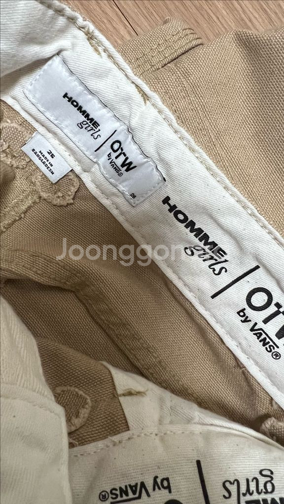 옴므 걸스 homme girls 바지 새상품 26사이즈--0