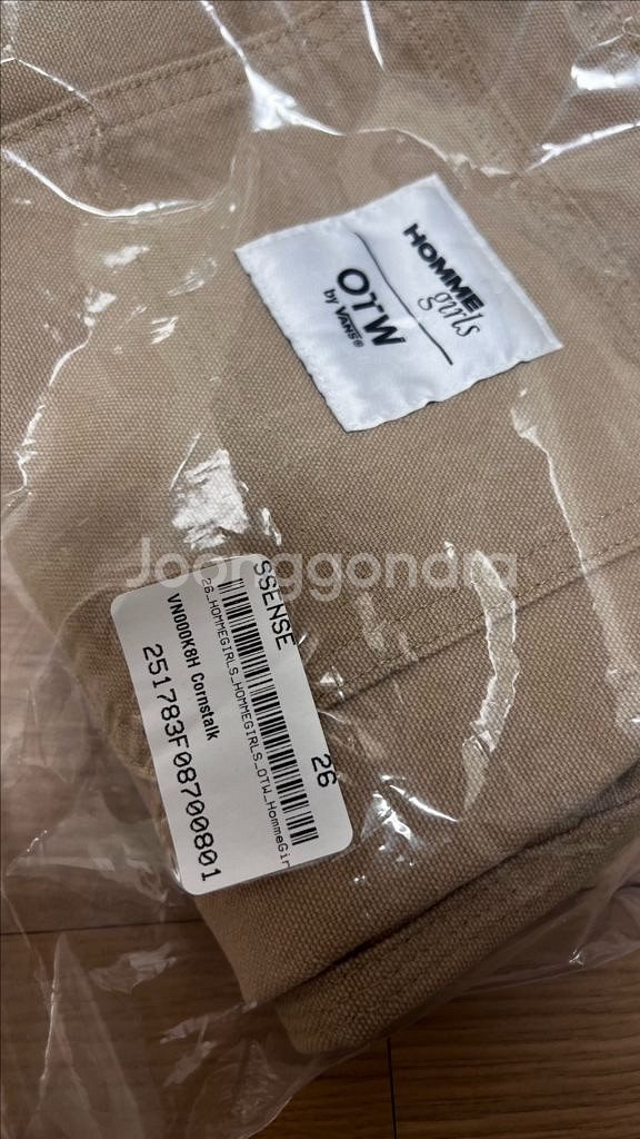 옴므 걸스 homme girls 바지 새상품 26사이즈--1