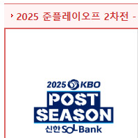 2025 준플레이오프 2차전 SSG 삼성2연석