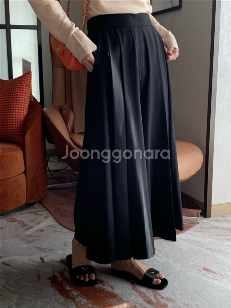 로우게이지 티알 주름 팬츠_보웬 블룸 한섬--4