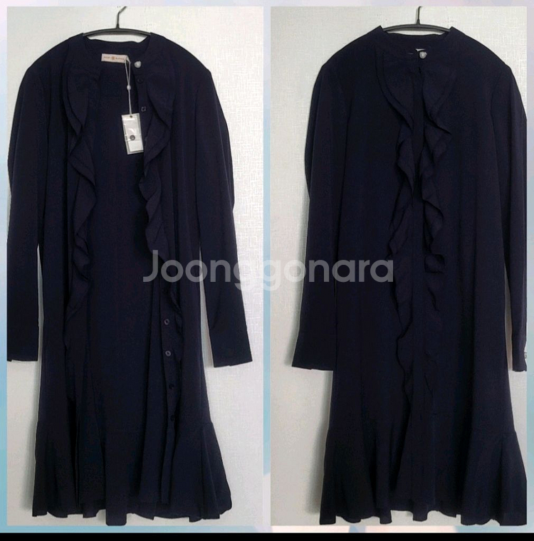 토리버치 간절기원피스.딥네이비.국내사이즈55--1