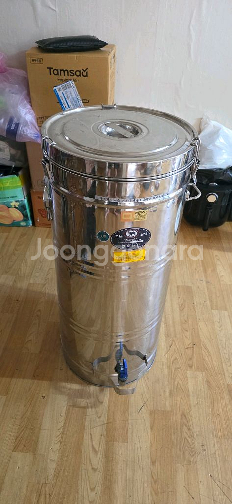 명보산업 보온보냉 스텐통 80호--0