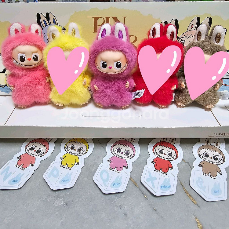 팝마트 정품 미니 라부부 키링 N Q--0