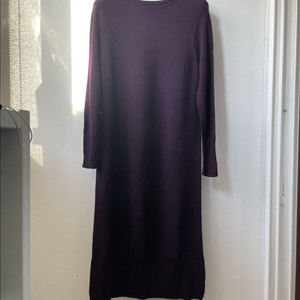 marns elle 이태리 메리노울 홀가먼트 원피스