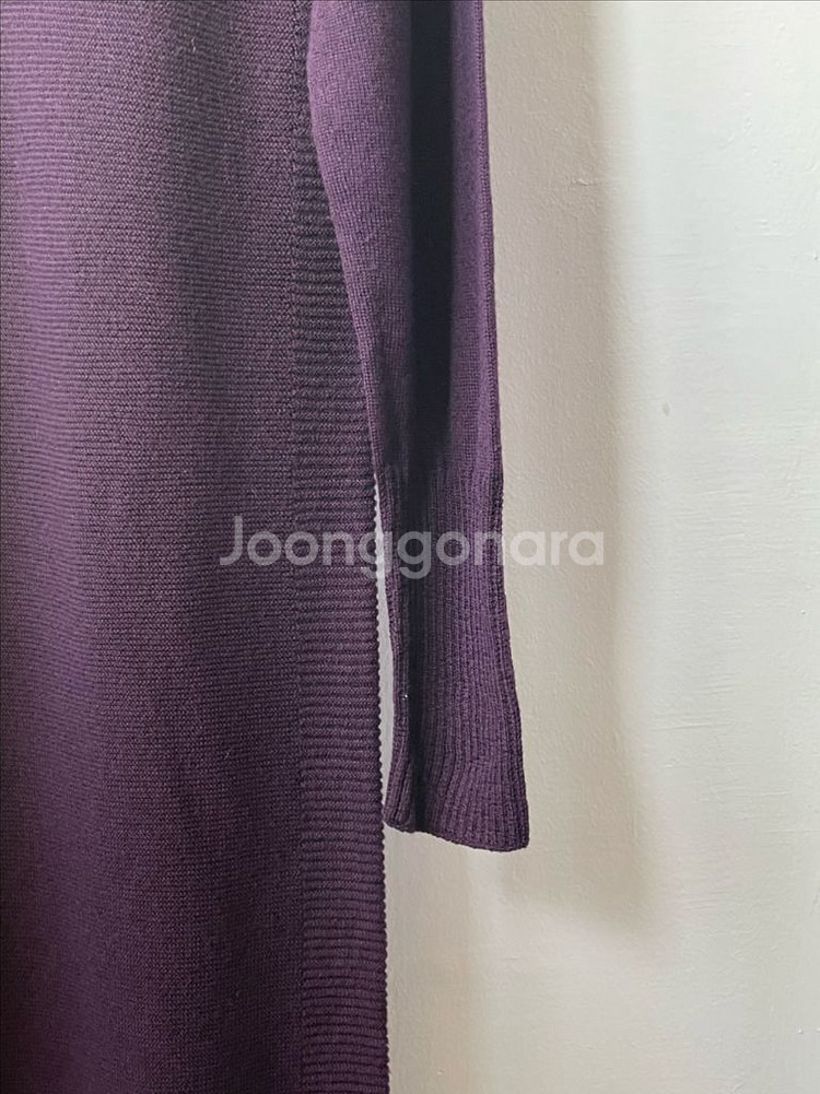 marns elle 이태리 메리노울 홀가먼트 원피스--4