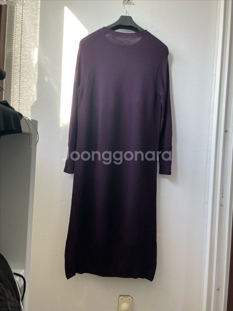 marns elle 이태리 메리노울 홀가먼트 원피스--7