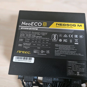 안텍 NeoECO 850W 풀모듈러 파워