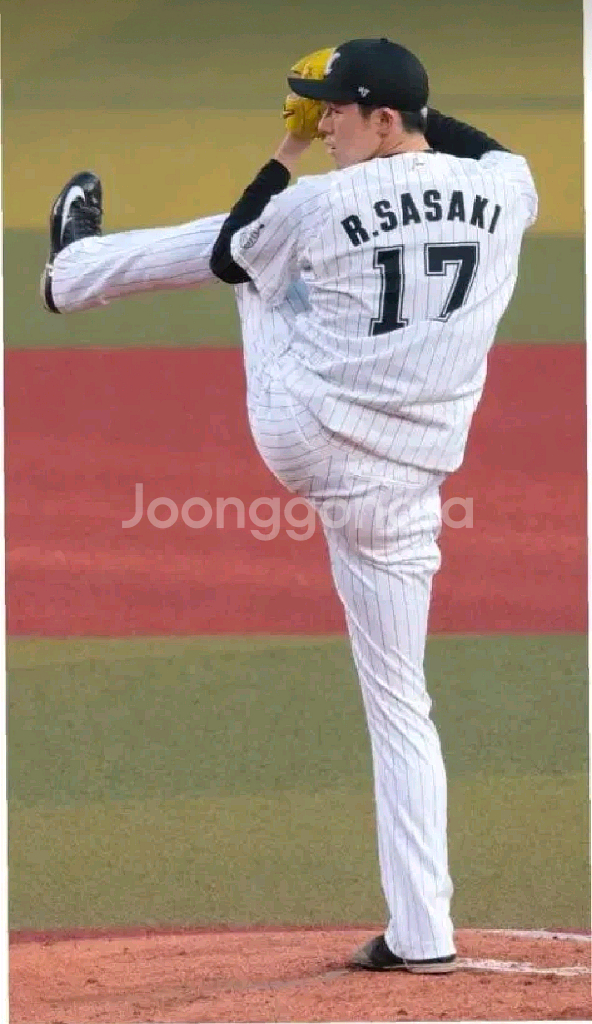 NPB 일본야구 지바 롯데 사사키로키 홈 져지 유--9