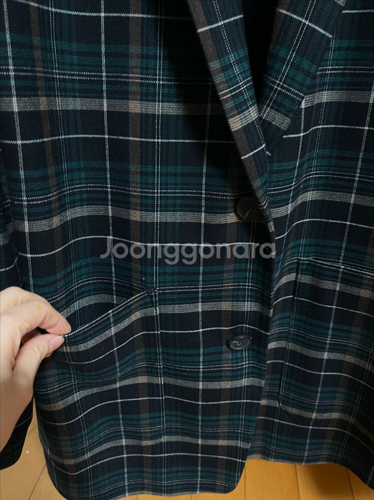 톰보이 타탄체크자켓--3