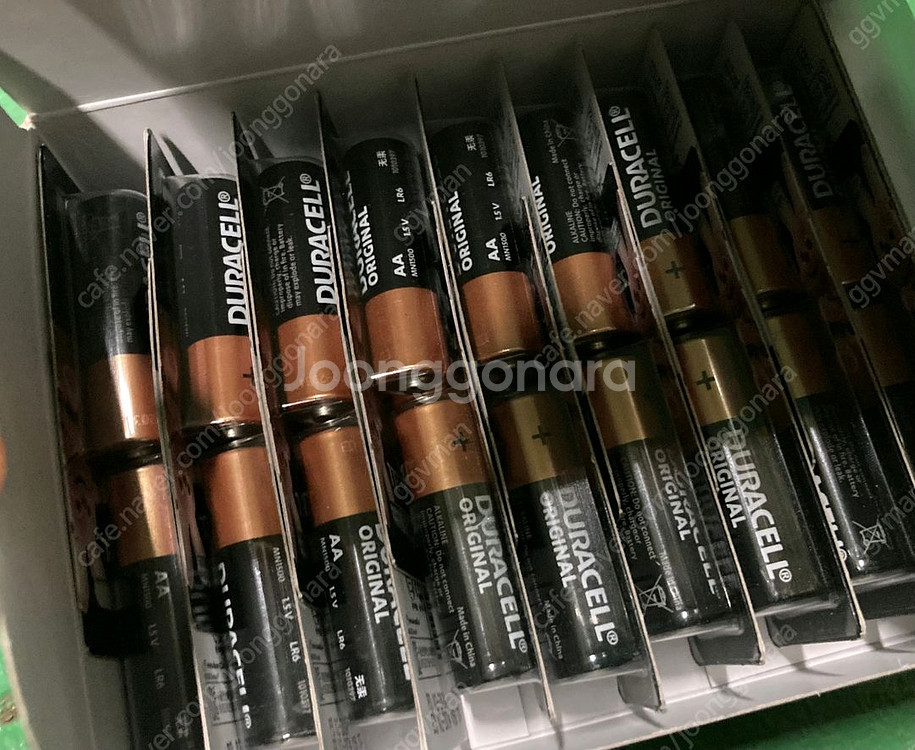 듀라셀 AAA 건전지 1박스단위 600알 2p포장--7