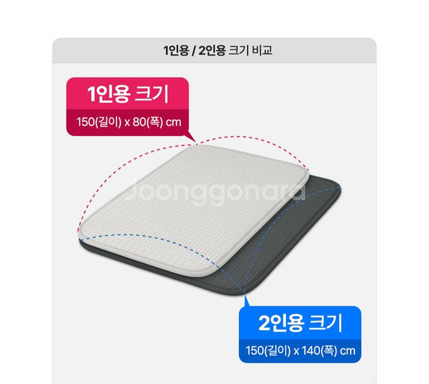 (일택포가)보이로 전기요 전기매트 2인용(핑크)--2
