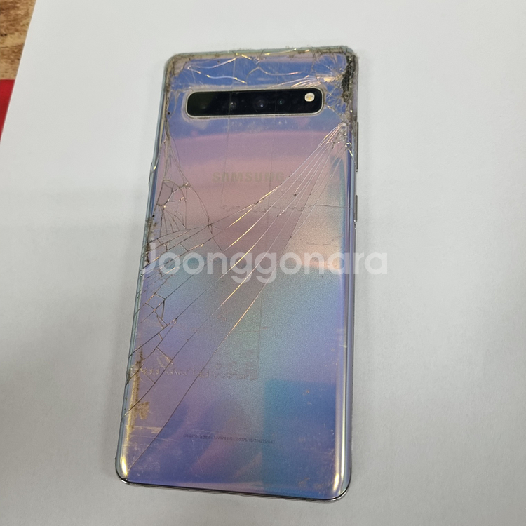 206836 삼성 갤럭시S10 5G 실버 SK 게임폰--0