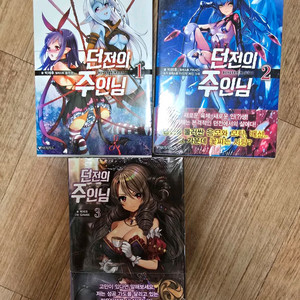 라노벨 던전의 주인님 1~3 미개봉,초판포함