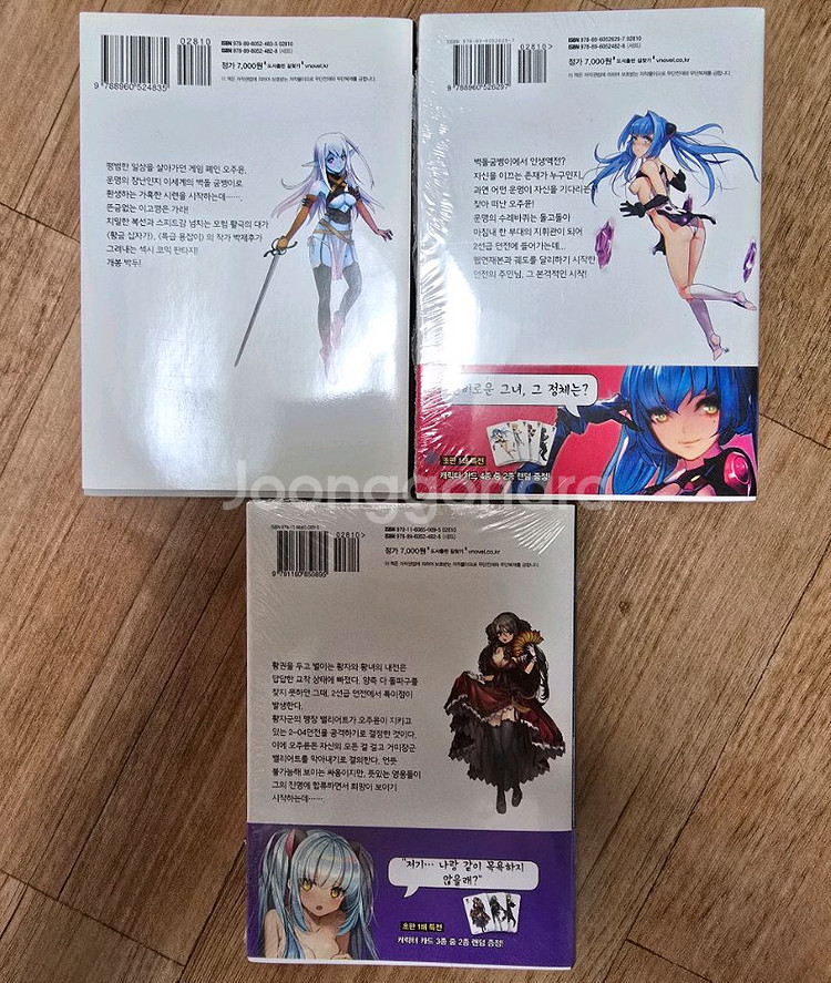 라노벨 던전의 주인님 1~3 미개봉,초판포함--1