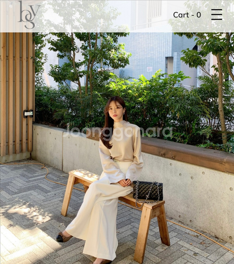 바이씨니 제작 청담스카프블라우스 베이지--1