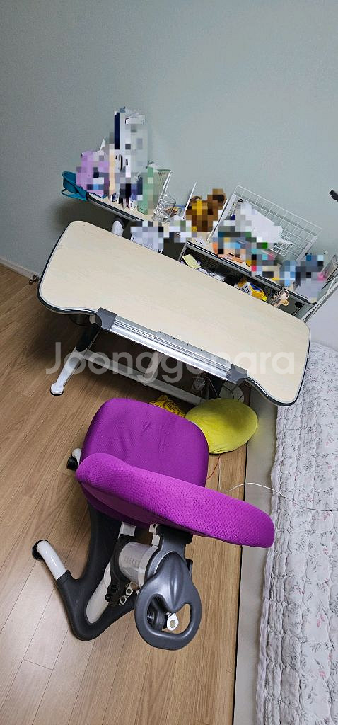 높이 조절 책상 & 의자 세트 니스툴그로우--0