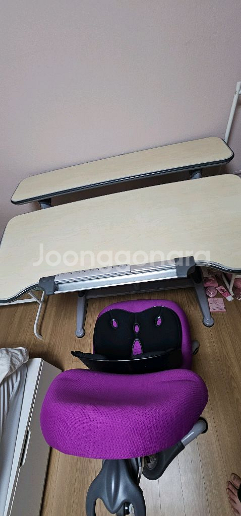 높이 조절 책상 & 의자 세트 니스툴그로우--3