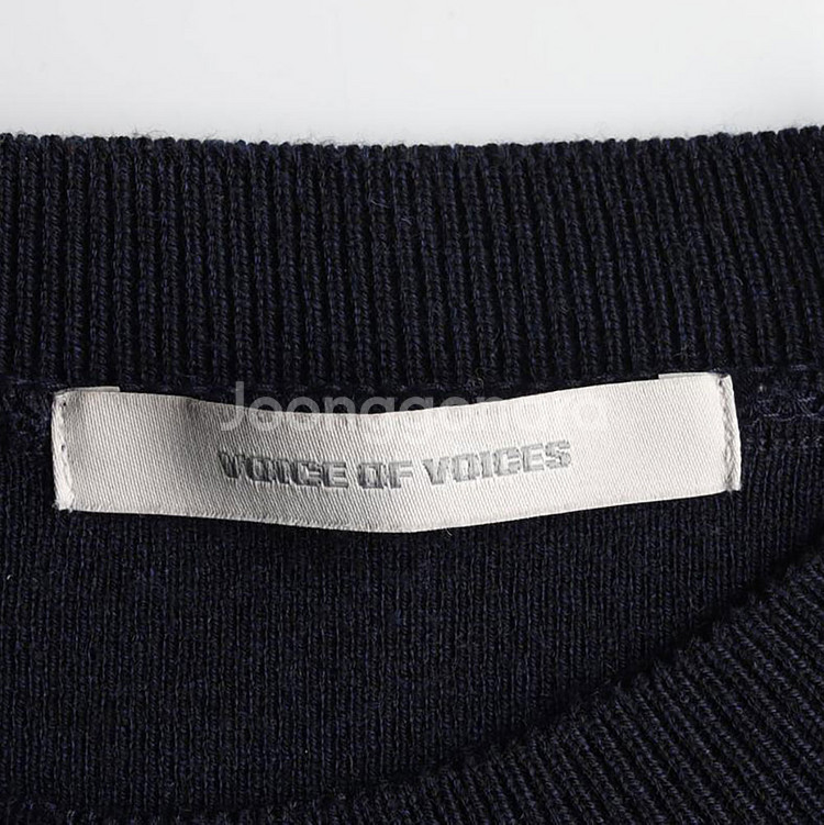 [S]VOV보브 소매 트리빙 반팔 라운드 울 니트 티셔--4