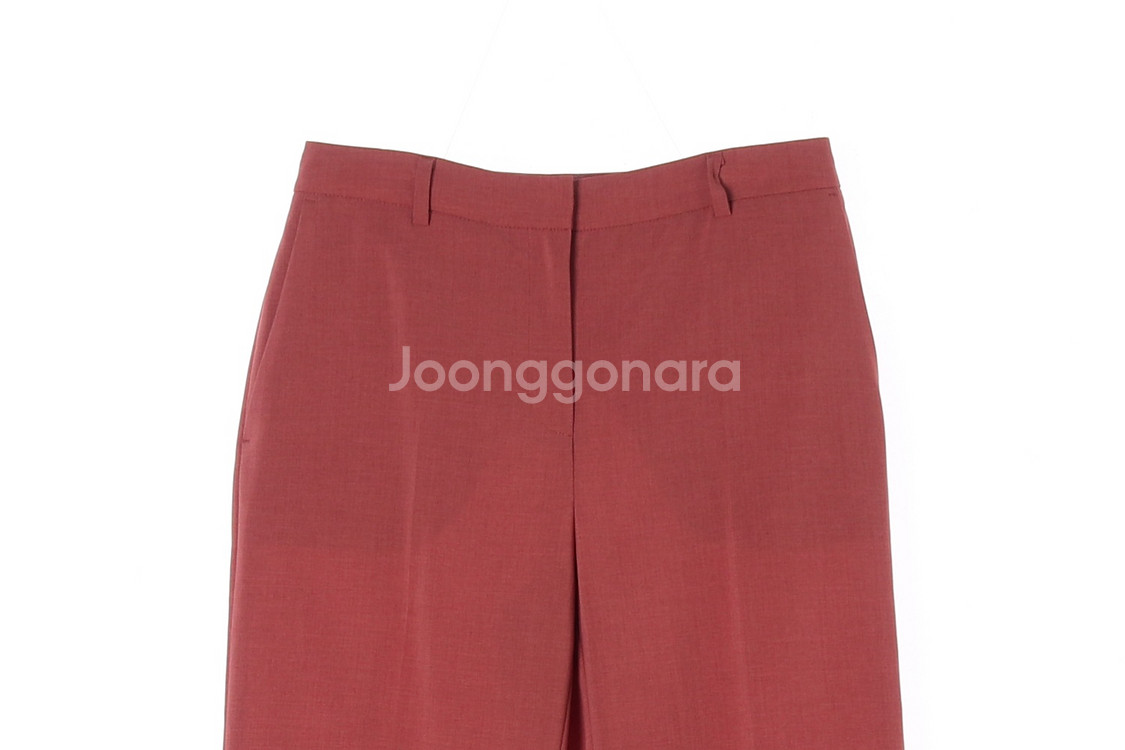 [S]SJSJ에스제이에스제이 브릭핑크 스트레이트 슬랙스--1