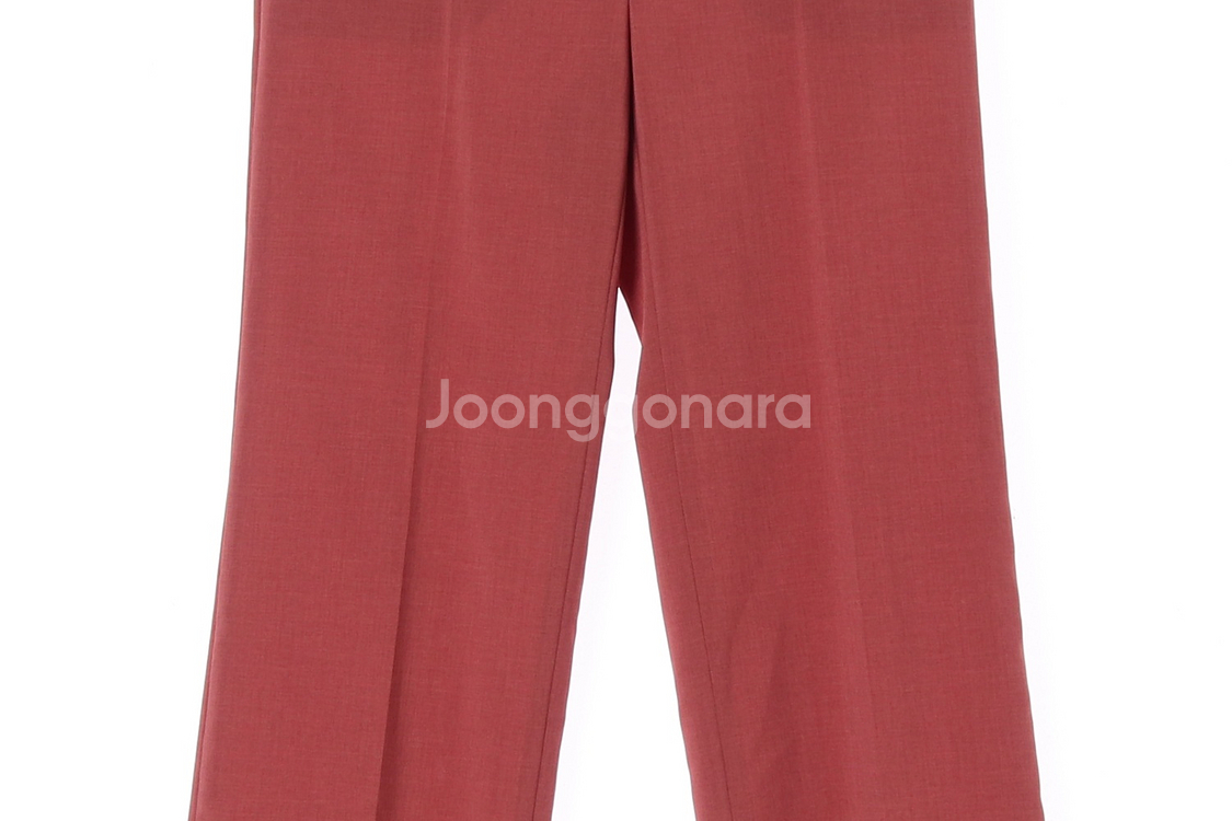 [S]SJSJ에스제이에스제이 브릭핑크 스트레이트 슬랙스--2