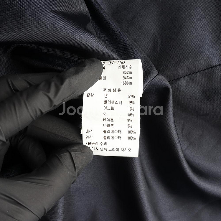 [S]듀엘 베이지 체크 울자켓 블레이저 테일러드재킷--6