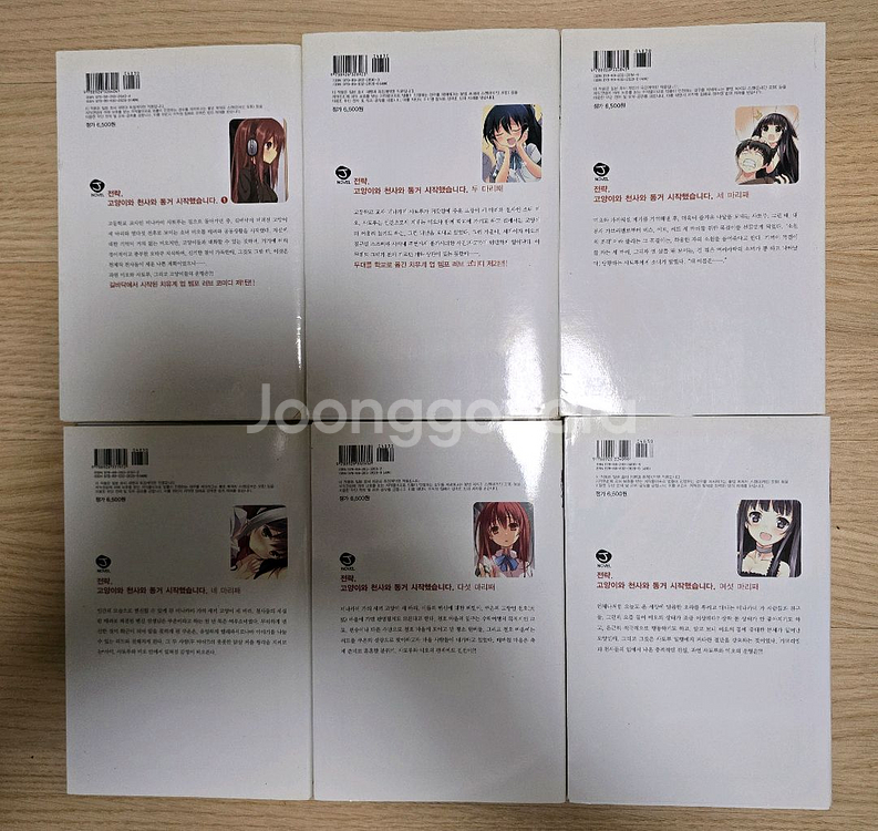 라노벨 전략 고양이와 천사와 동거 시작했습니다 1~6권--1