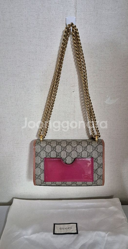 (보증서)구찌GG패드락미니체인숄더백 프라다루이비통샤넬--6