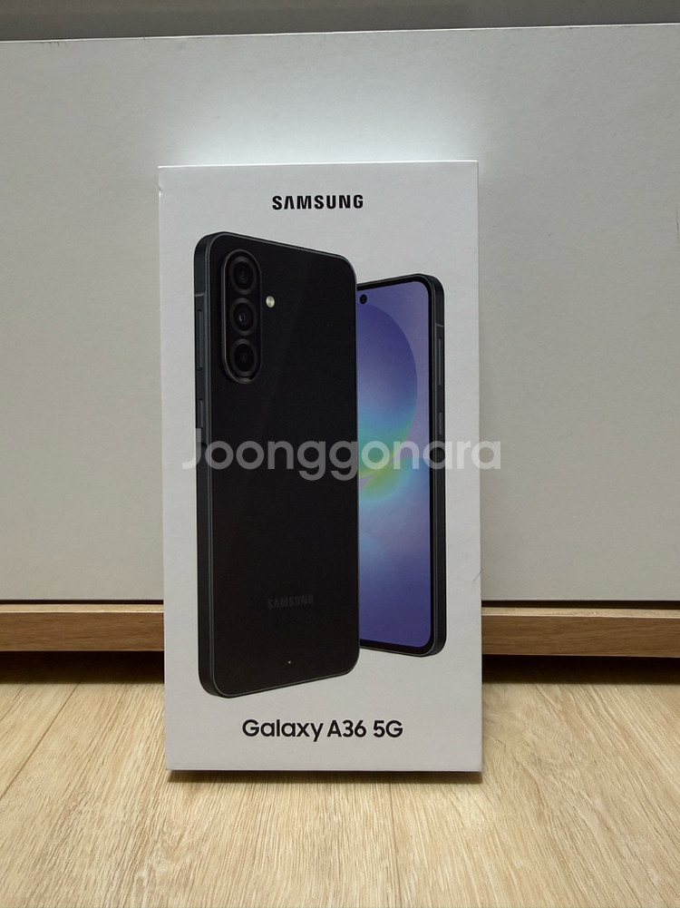 [미개봉] 자급제 갤럭시 A36 어썸 블랙 128GB--0
