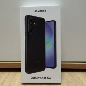 [미개봉] 자급제 갤럭시 A36 어썸 블랙 128GB