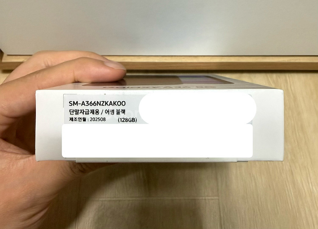[미개봉] 자급제 갤럭시 A36 어썸 블랙 128GB--2