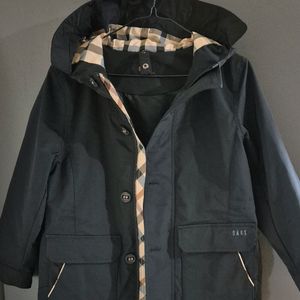 닥스 아동 후드 체크 반코트 140(11y)