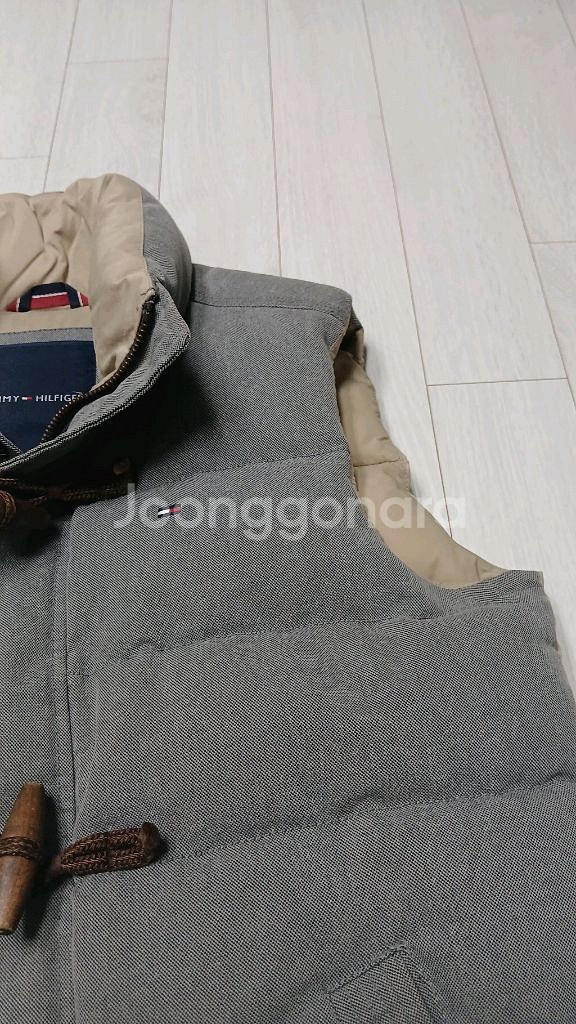 타미힐피거 남성 패딩 조끼 M(상태최상)--3