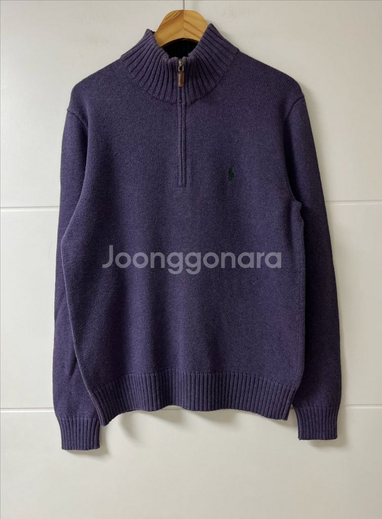 폴로 랄프로렌 반집업 니트--0