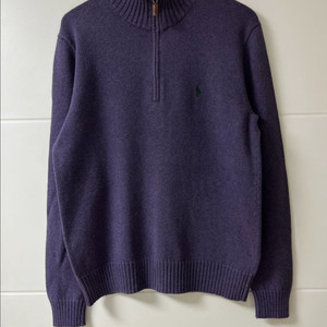 폴로 랄프로렌 반집업 니트