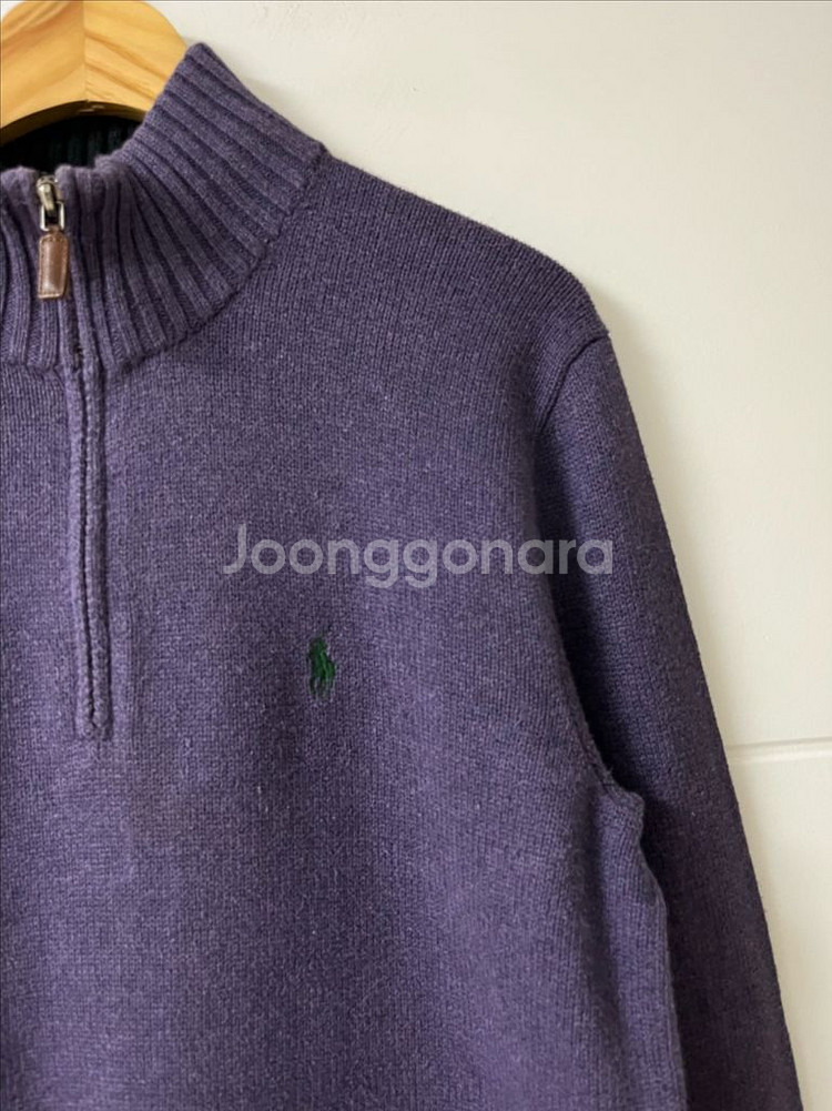 폴로 랄프로렌 반집업 니트--3
