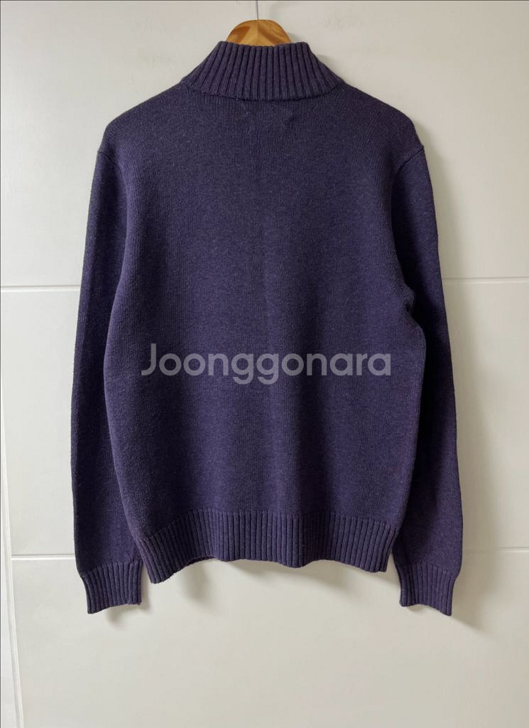 폴로 랄프로렌 반집업 니트--2