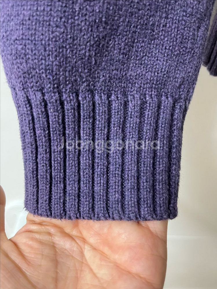 폴로 랄프로렌 반집업 니트--5