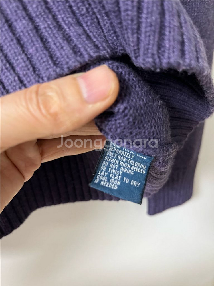 폴로 랄프로렌 반집업 니트--7