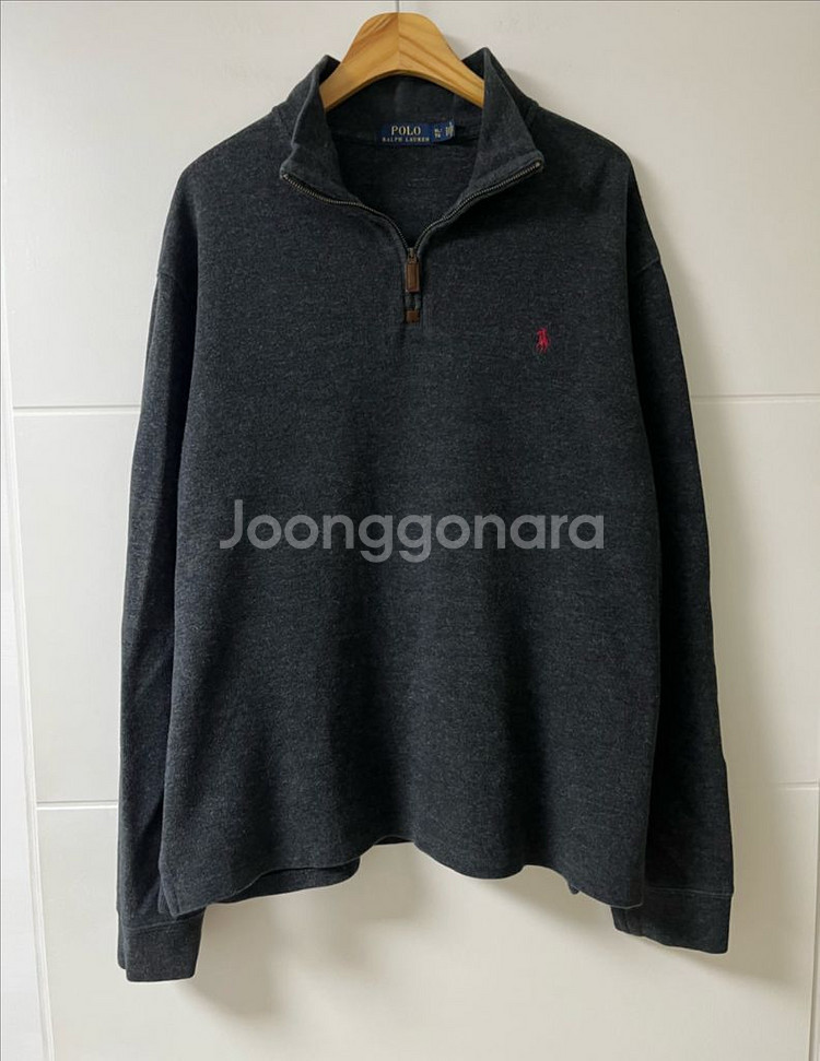 폴로 랄프로렌 반집업 니트--1