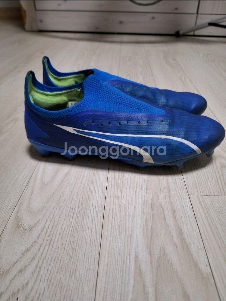푸마 얼티메이트 울트라 FG/AG 블루 컬러 축구화--3
