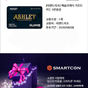 애슐리 캐시 5만원권 판매